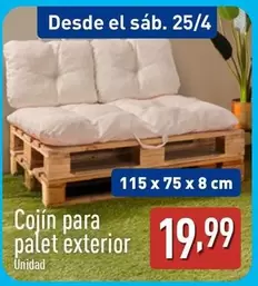 Cojin Para Palet Exterior