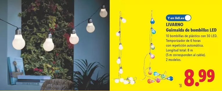 Livarno - Guirnalda De Bombillas Led