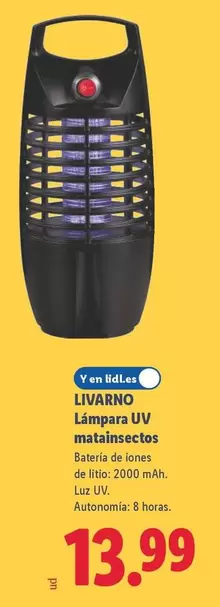 Livarno - Lámpara UV Matainsectos