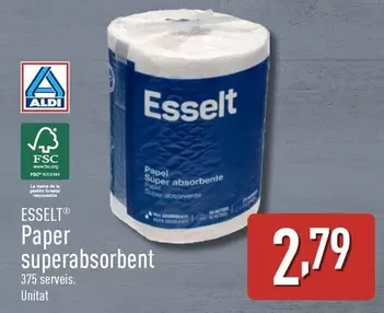 Aldi - Paper Superabsorbent