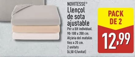 Novitesse - Llençol De Sota Ajustable