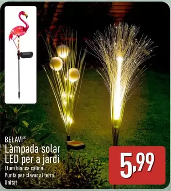 Belavi - Lampada Solar LED Per A Jardí