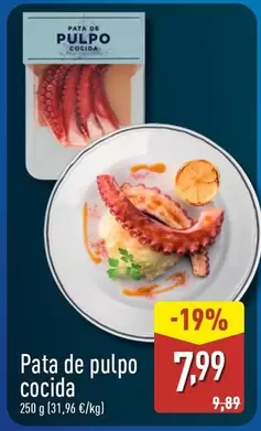 Pata De Pulpo Cocida