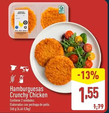Hamburguesas Crunchy Chicken