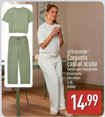 Up2fashion - Conjunto Casual Scuba
