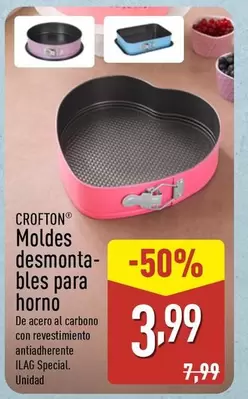Crofton - Moldes Desmonta-Bles Para Horno