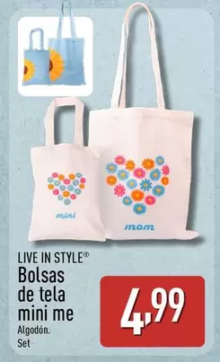 Live In Style - Bolsas De Tela Mini Me