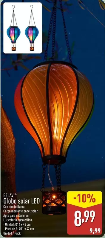Belavi - Globo Solar LED