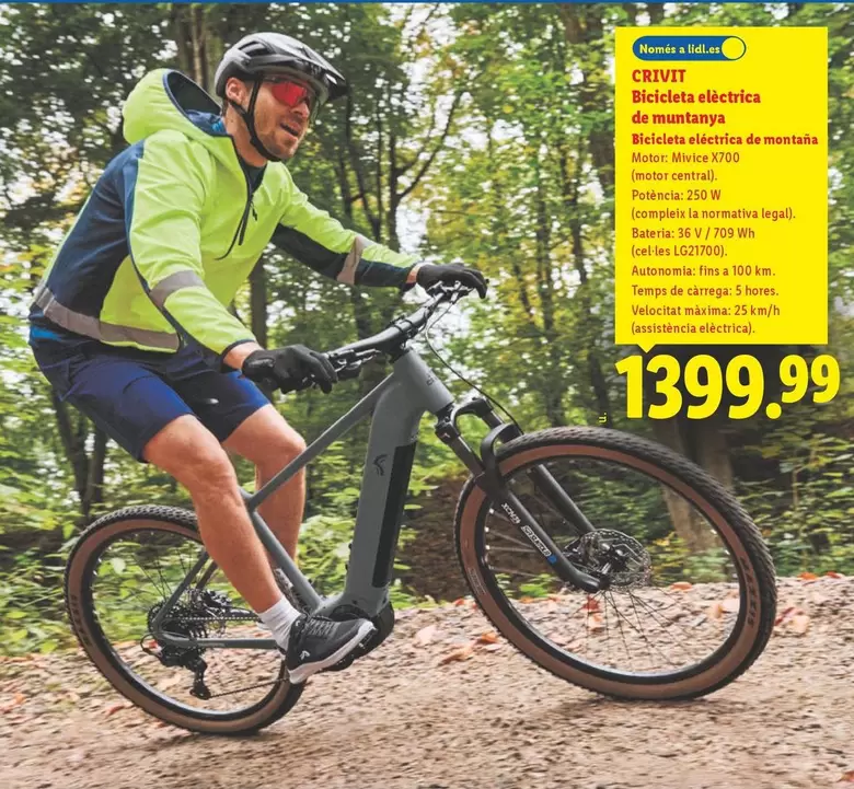 Crivit - Bicicleta Electrica De Mantana