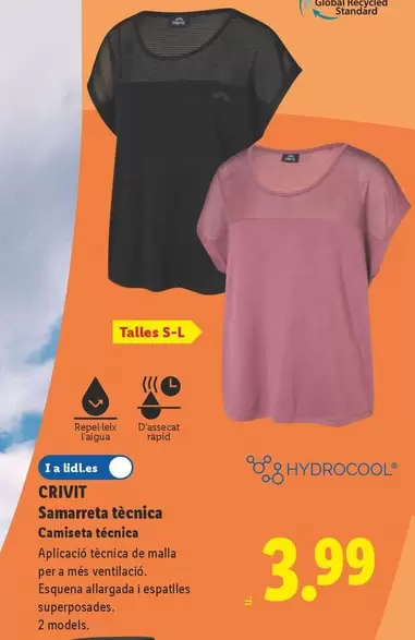 Crivit - Samarreta Técnica 