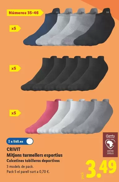 Crivit - Mitjons Turmellers Esportius