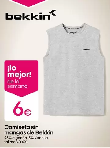 Camiseta Sin Mangas De Bekkin