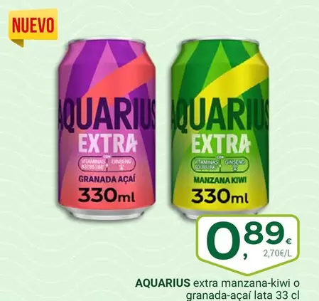 Aquarius - Extra Manzana-Kiwi O Granada-acari