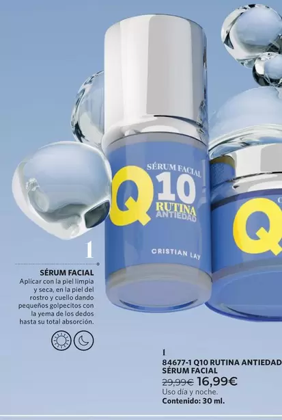 Cristian Lay - 84677-1 Q10 Rutina Antiedad Serum Facial