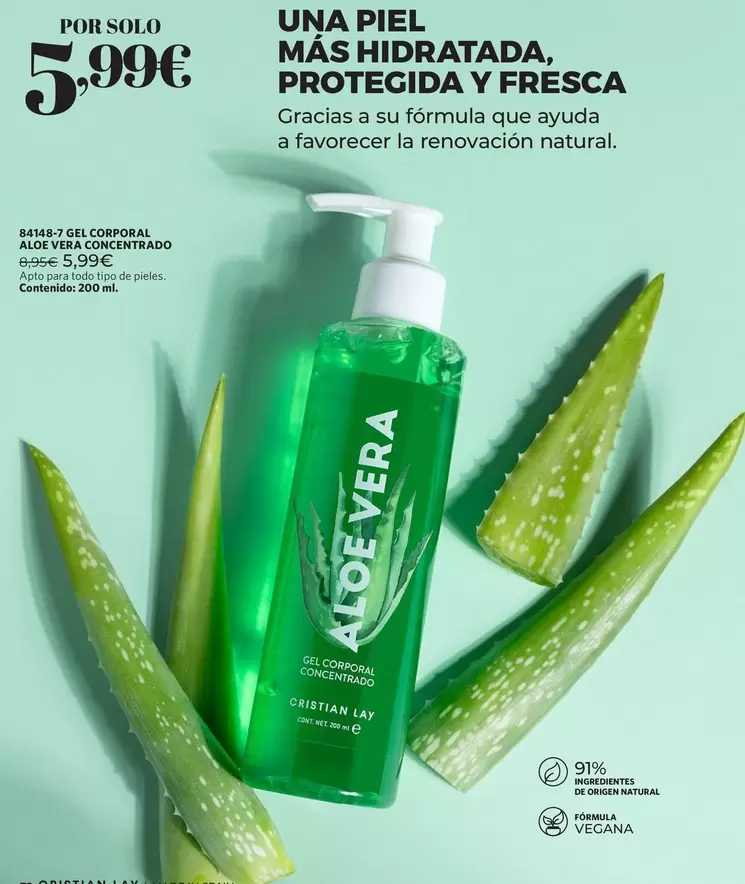 Gel Corporal Aloe Vera Concentrado