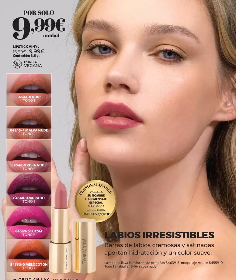 Barras De Labios Cremosas Y Satinadas Aportan Hidratación Y Un Color Suave