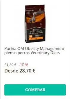 Purina -  Om Obesity Management Pienso Perros Veterinary Diets