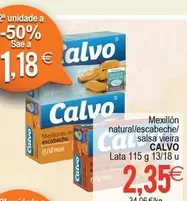 Calvo - Mexillón/Natural/Escabeche/Salsa Vieira
