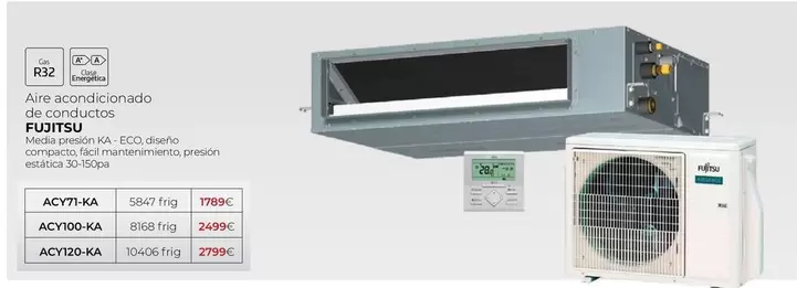 Fujitsu - Aire Acondicionado De Conductos