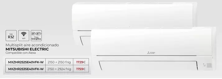 Mitsubishi Electric - Multisplit Aire Acondicionado