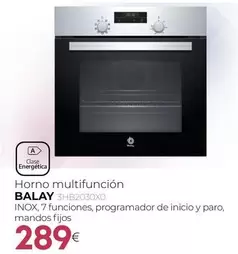 Balay - Horno Multifunción 3HB2030XO