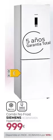 Siemens - Combi No Frost