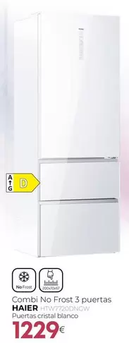 Haier - Combi No Frost 3 Puertas