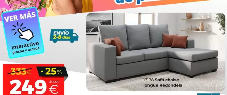 Sofá Chaise Longue Redondela