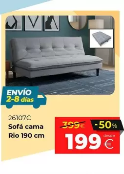 Sofá Cama Rio 190 Cm