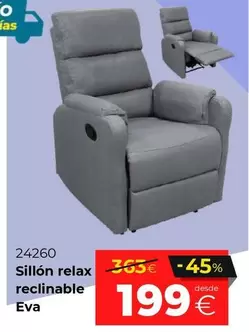 Sillon Relax Reclinable Eva