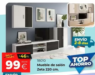 Mueble De Salon Zeta 220 Cm