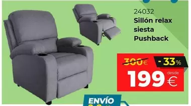 Relax - Sillón  Siesta Pushback