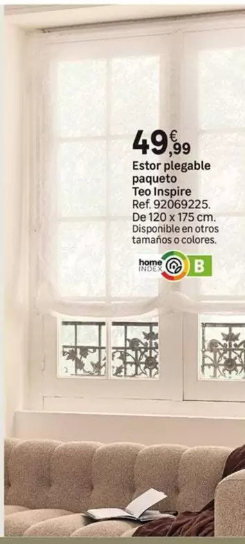 Leroy Merlin - Estor Plegable Paqueto Teo Inspire