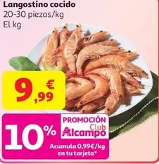 Langostino Cocido