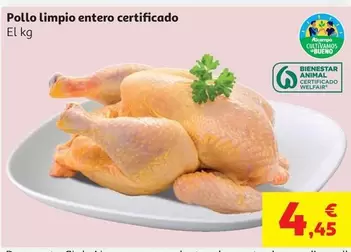 Pollo Limpio Entero Certificado