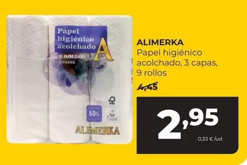 Alimerka - Papel Higiénico Acolchado