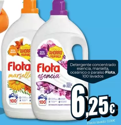Flota - Detergente Concentrado Esencia, Marsella, Oceánico O Paraíso