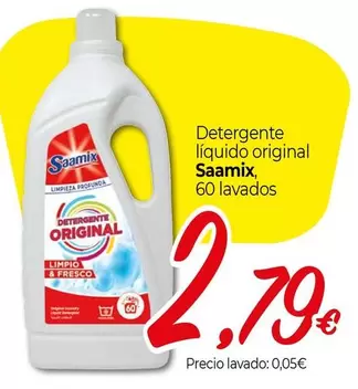 Saamix - Detergente Líquido Original
