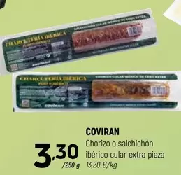 coviran - Chorizo O Salchichon Iberico Cular Extra Pieza