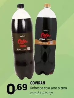 coviran - Refresco Cola Zero O Zero Zero