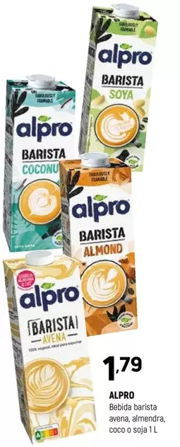 Alpro - Bebidas Barista Eeixa, Almendra