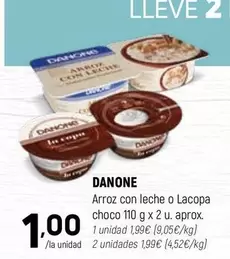 Danone - Arroz Con Leche O Lacopa Choco