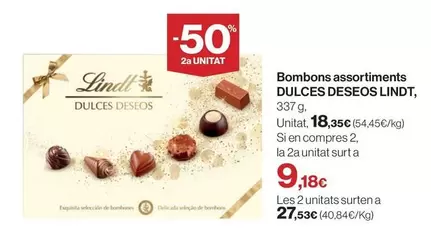 Lindt - Bombons Assortiments Dulces Deseos
