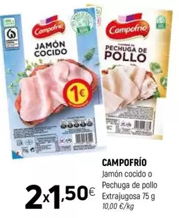 Campofrío - Jamon Cocido O Pechuga De Pollo Extrajugosa