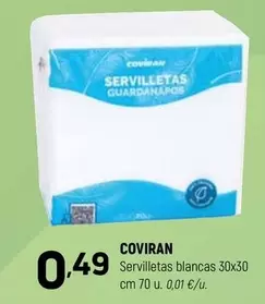 coviran - Servilletas Blancas