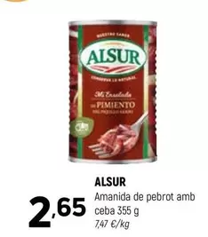 Alsur - Amanida De Pebrot Amb Ceba
