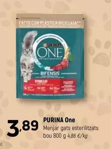 Purina - One Menjar Gats Esterilitzats