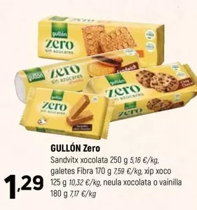 Gullón - Sandvitx Xocolata Galetes Fibra