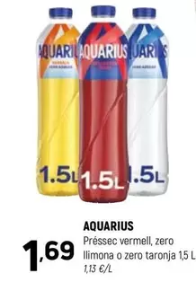 Aquarius - Pressec Vermell, Zero Llimona O Zero Taronja