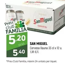 San Miguel - Cervesa Llauna